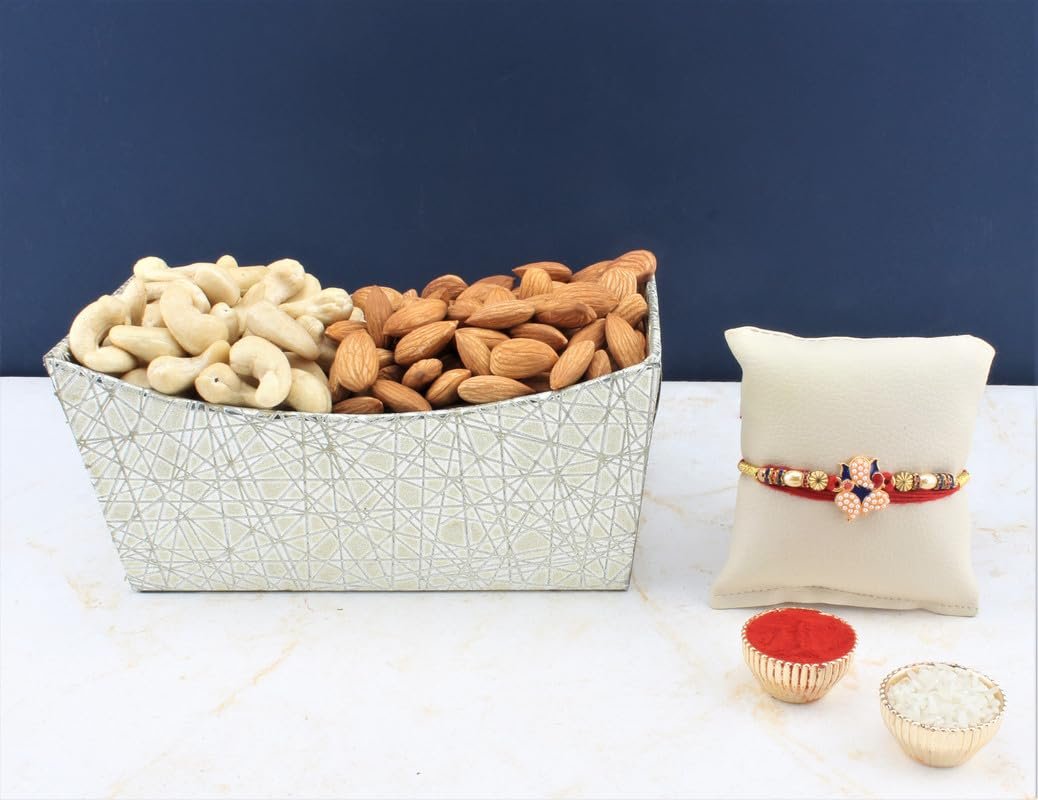 SFU E Com Dry Fruit Hamper For Rakshabandhan Gift | Dry Fruit And Rakhi For Brother | Dry Fruit Basket Hamper | 176