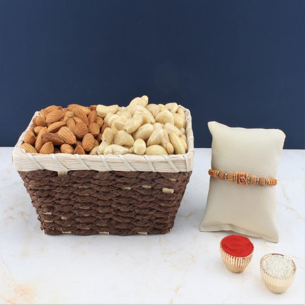 SFU E Com Dry Fruit Hamper For Rakshabandhan Gift | Dry Fruit And Rakhi For Brother | Dry Fruit Basket Hamper | 122