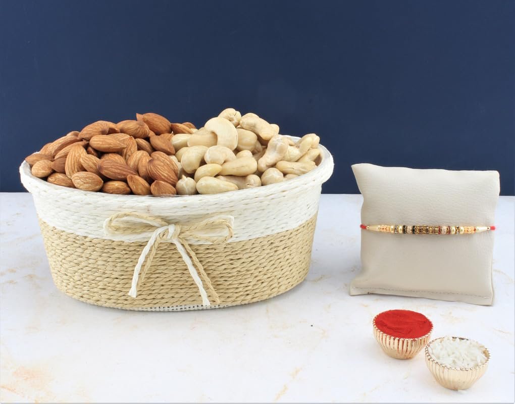 SFU E Com Dry Fruit Hamper For Rakshabandhan Gift | Dry Fruit And Rakhi For Brother | Dry Fruit Basket Hamper | 217