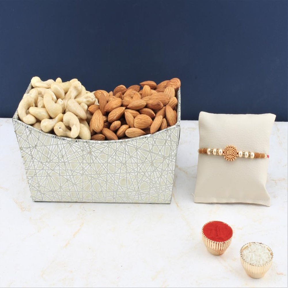 SFU E Com Dry Fruit Hamper For Rakshabandhan Gift | Dry Fruit And Rakhi For Brother | Dry Fruit Basket Hamper | 160