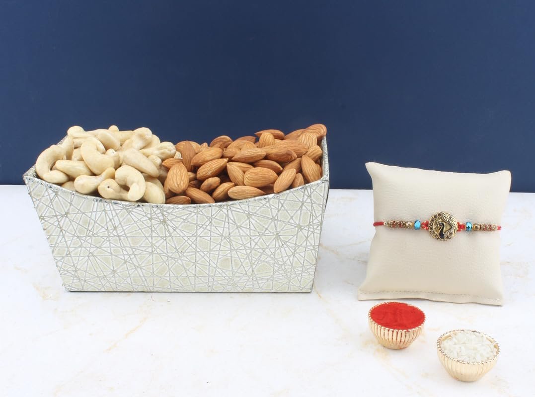 SFU E Com Dry Fruit Hamper For Rakshabandhan Gift | Dry Fruit And Rakhi For Brother | Dry Fruit Basket Hamper | 172
