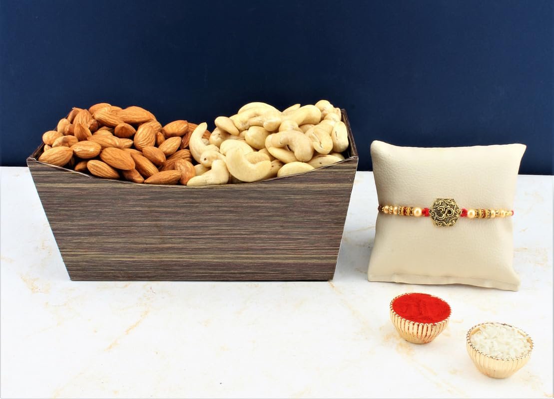 SFU E Com Dry Fruit Hamper For Rakshabandhan Gift | Dry Fruit And Rakhi For Brother | Dry Fruit Basket Hamper | 56