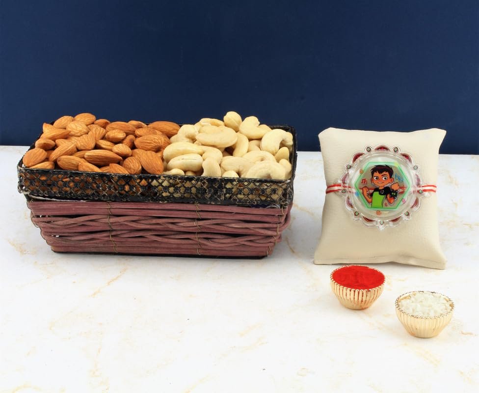SFU E Com Dry Fruit Hamper For Rakshabandhan Gift | Dry Fruit And Rakhi For Brother | Dry Fruit Basket Hamper | 49