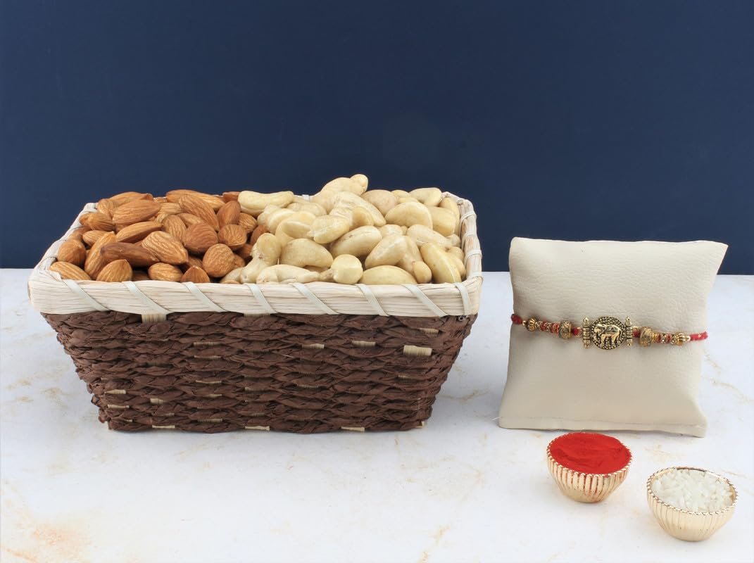 SFU E Com Dry Fruit Hamper For Rakshabandhan Gift | Dry Fruit And Rakhi For Brother | Dry Fruit Basket Hamper | 135