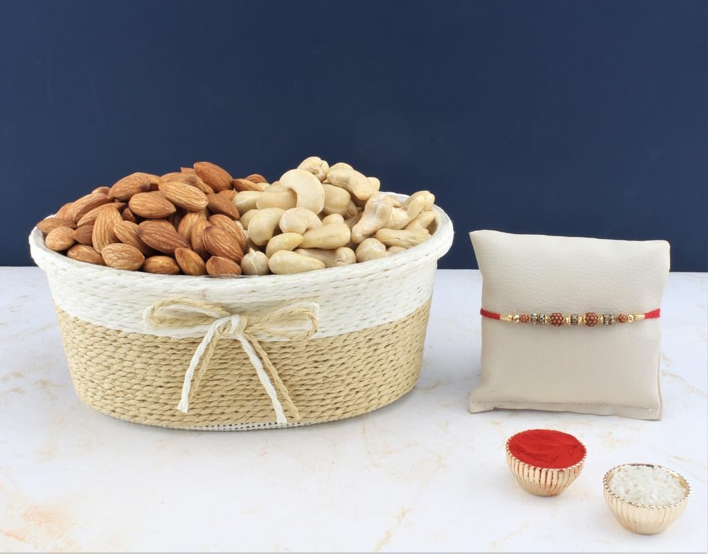 SFU E Com Dry Fruit Hamper For Rakshabandhan Gift | Dry Fruit And Rakhi For Brother | Dry Fruit Basket Hamper | 204