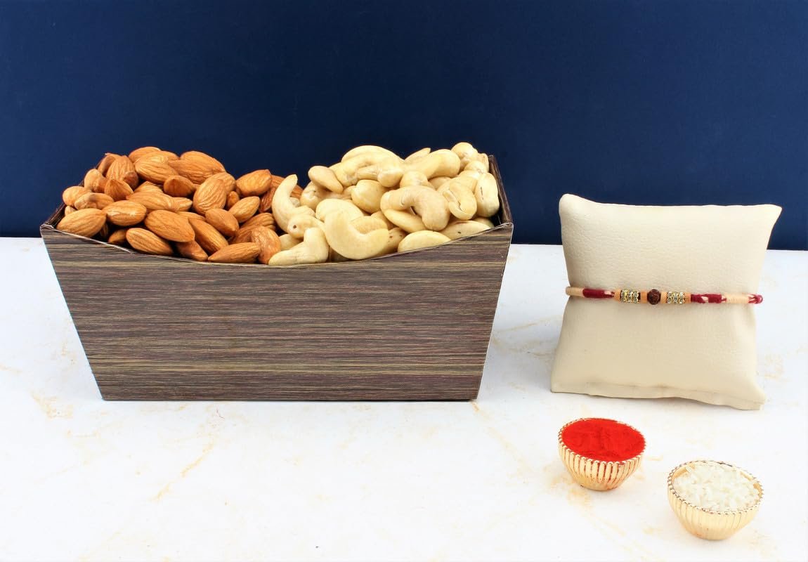 SFU E Com Dry Fruit Hamper For Rakshabandhan Gift | Dry Fruit And Rakhi For Brother | Dry Fruit Basket Hamper | 71