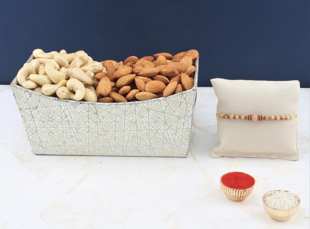SFU E Com Dry Fruit Hamper For Rakshabandhan Gift | Dry Fruit And Rakhi For Brother | Dry Fruit Basket Hamper | 155