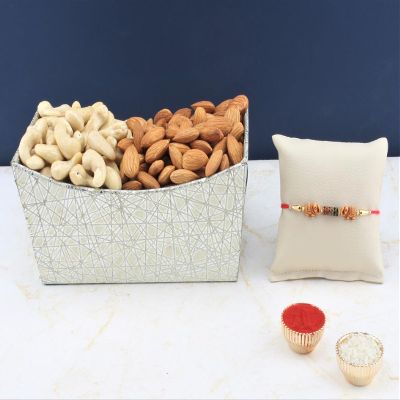 SFU E Com Dry Fruit Hamper For Rakshabandhan Gift | Dry Fruit And Rakhi For Brother | Dry Fruit Basket Hamper | 156