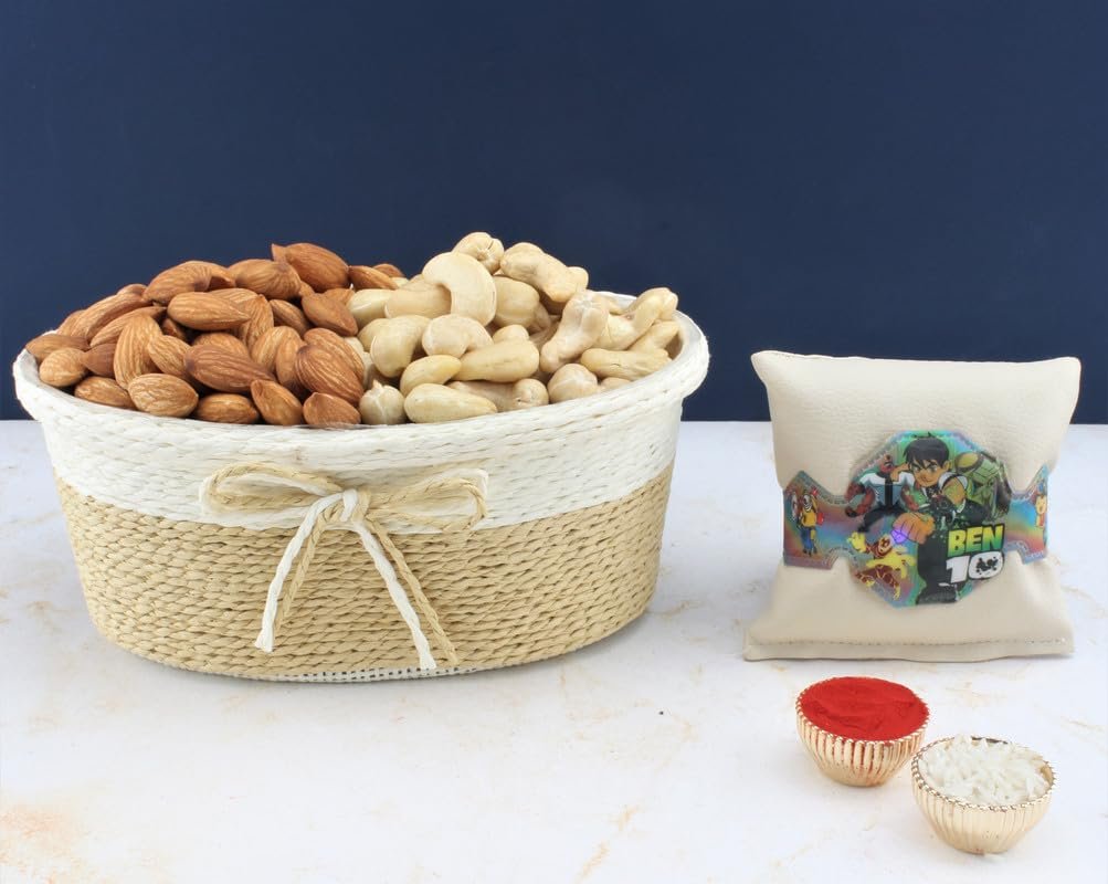 SFU E Com Dry Fruit Hamper For Rakshabandhan Gift | Dry Fruit And Rakhi For Brother | Dry Fruit Basket Hamper | 233