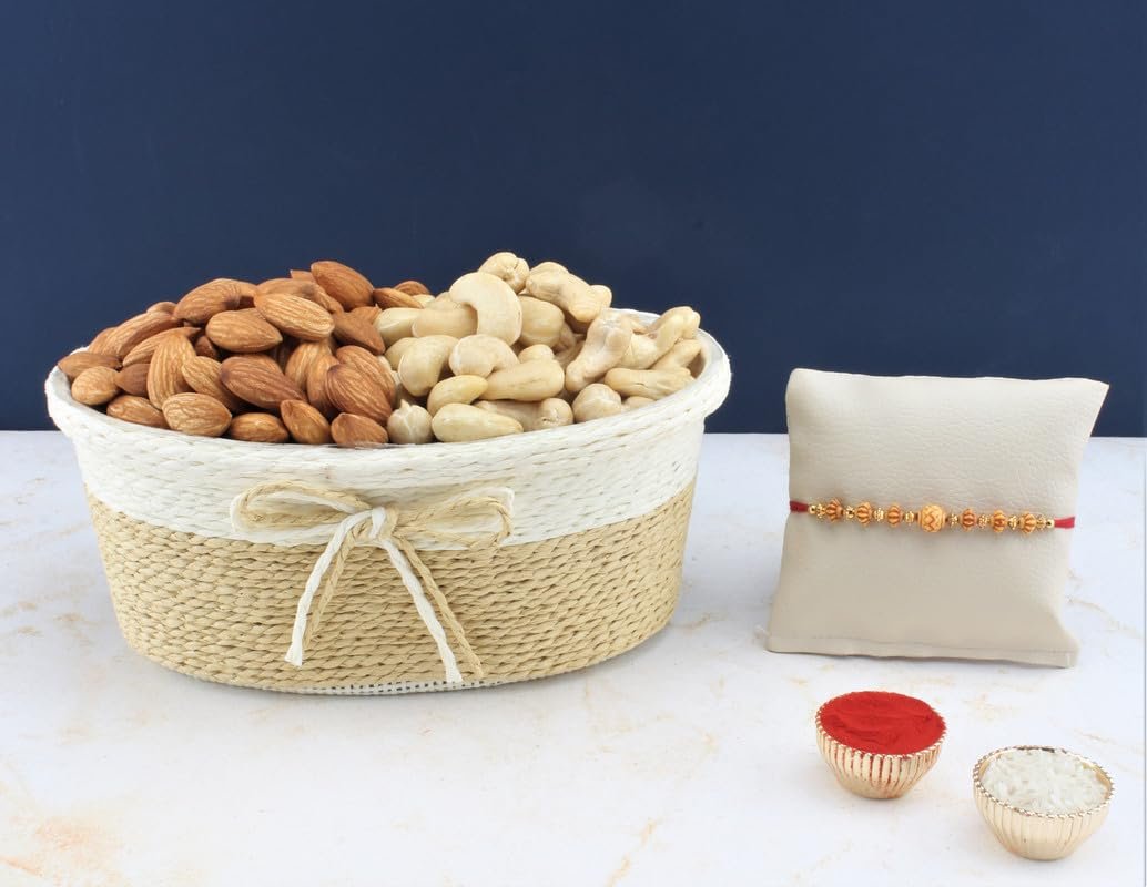 SFU E Com Dry Fruit Hamper For Rakshabandhan Gift | Dry Fruit And Rakhi For Brother | Dry Fruit Basket Hamper | 209
