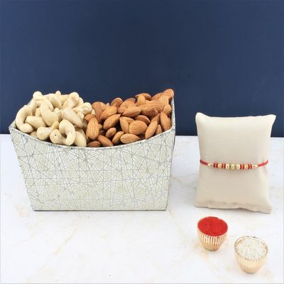 SFU E Com Dry Fruit Hamper For Rakshabandhan Gift | Dry Fruit And Rakhi For Brother | Dry Fruit Basket Hamper | 181