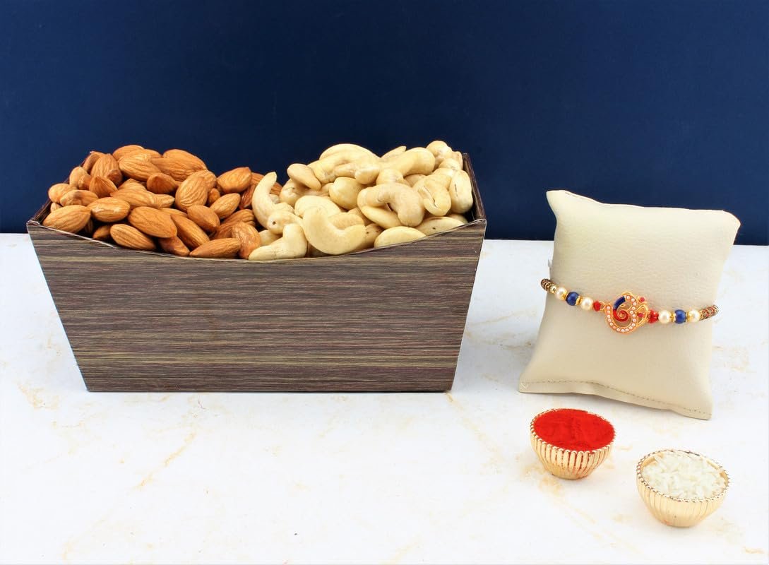 SFU E Com Dry Fruit Hamper For Rakshabandhan Gift | Dry Fruit And Rakhi For Brother | Dry Fruit Basket Hamper | 63