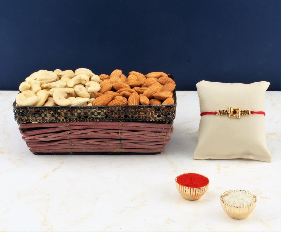 SFU E Com Dry Fruit Hamper For Rakshabandhan Gift | Dry Fruit And Rakhi For Brother | Dry Fruit Basket Hamper | 29