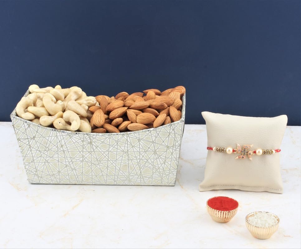 SFU E Com Dry Fruit Hamper For Rakshabandhan Gift | Dry Fruit And Rakhi For Brother | Dry Fruit Basket Hamper | 148