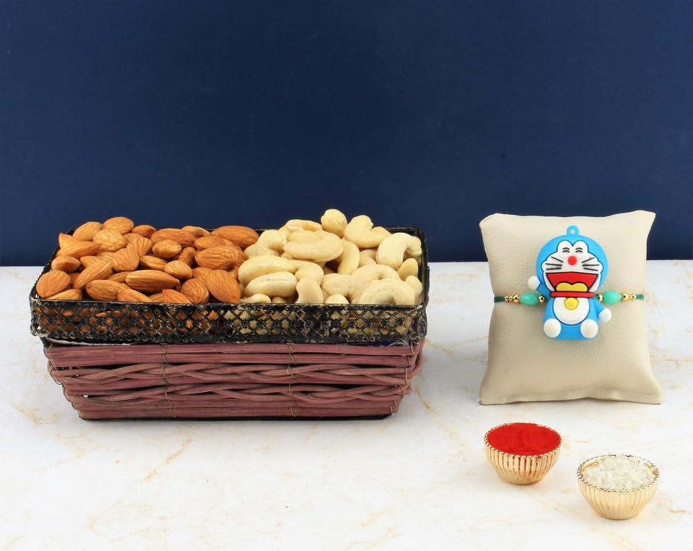 SFU E Com Dry Fruit Hamper For Rakshabandhan Gift | Dry Fruit And Rakhi For Brother | Dry Fruit Basket Hamper | 48