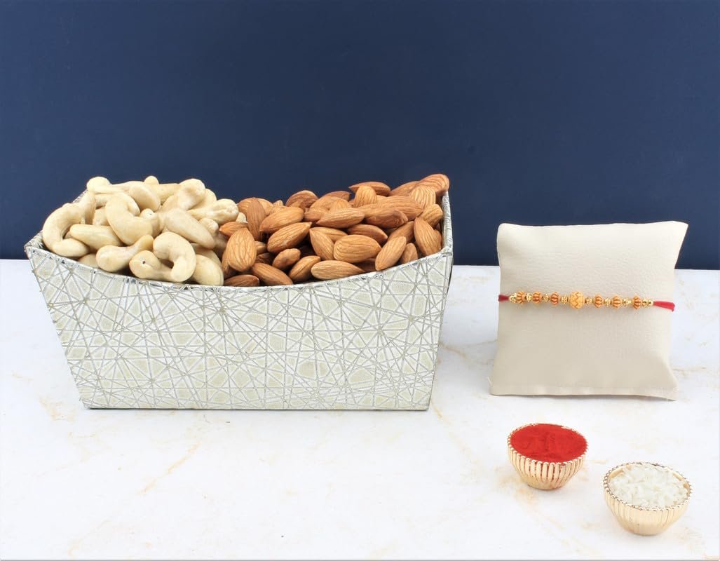 SFU E Com Dry Fruit Hamper For Rakshabandhan Gift | Dry Fruit And Rakhi For Brother | Dry Fruit Basket Hamper | 171