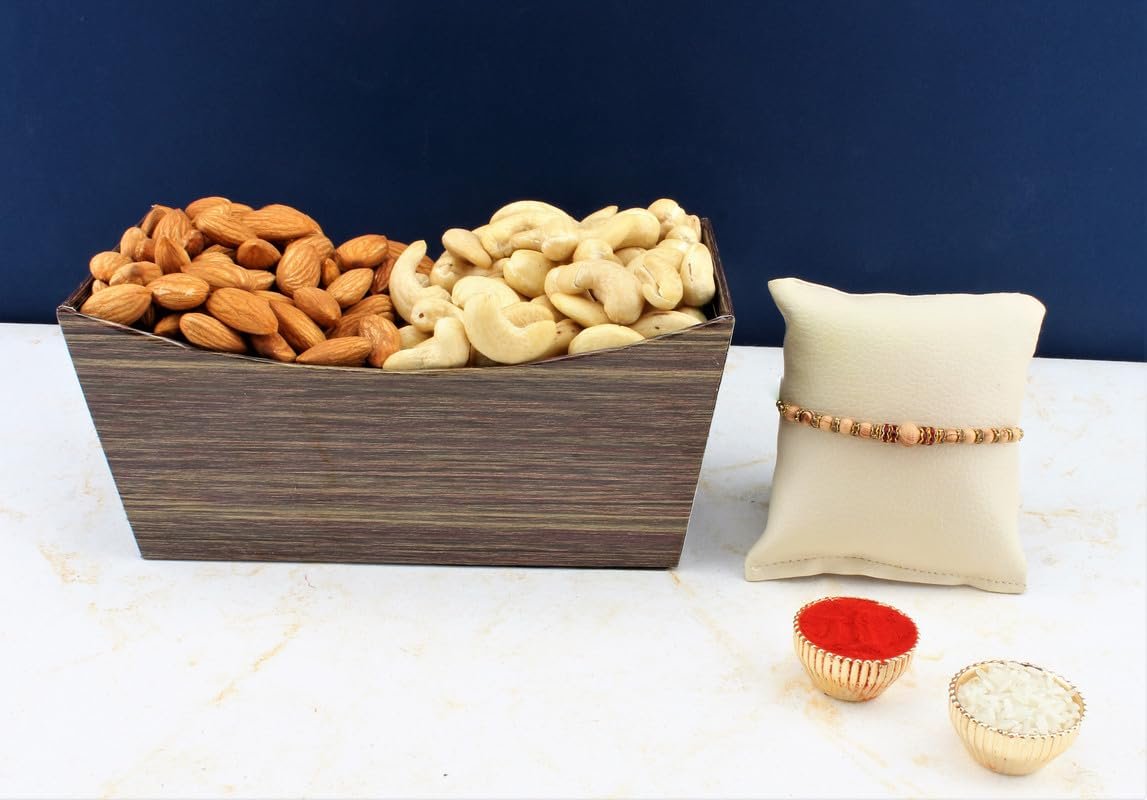 SFU E Com Dry Fruit Hamper For Rakshabandhan Gift | Dry Fruit And Rakhi For Brother | Dry Fruit Basket Hamper | 55
