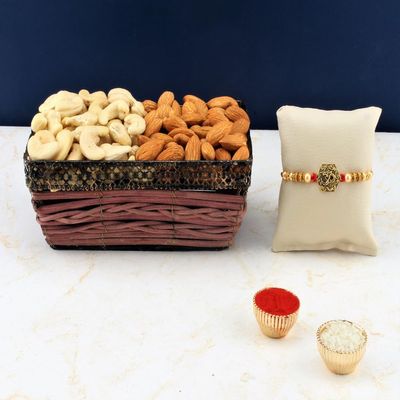 SFU E Com Dry Fruit Hamper For Rakshabandhan Gift | Dry Fruit And Rakhi For Brother | Dry Fruit Basket Hamper | 30