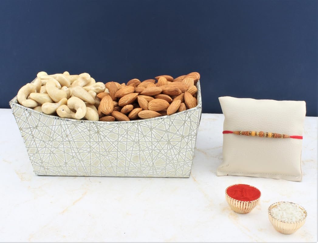 SFU E Com Dry Fruit Hamper For Rakshabandhan Gift | Dry Fruit And Rakhi For Brother | Dry Fruit Basket Hamper | 189