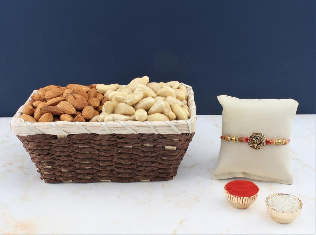 SFU E Com Dry Fruit Hamper For Rakshabandhan Gift | Dry Fruit And Rakhi For Brother | Dry Fruit Basket Hamper | 130