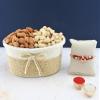 SFU E Com Dry Fruit Hamper For Rakshabandhan Gift | Dry Fruit And Rakhi For Brother | Dry Fruit Basket Hamper | 224 view 1