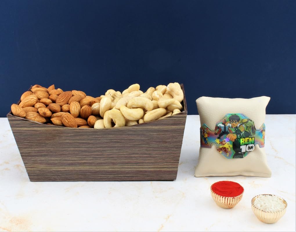 SFU E Com Dry Fruit Hamper For Rakshabandhan Gift | Dry Fruit And Rakhi For Brother | Dry Fruit Basket Hamper | 147