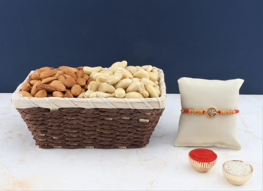 SFU E Com Dry Fruit Hamper For Rakshabandhan Gift | Dry Fruit And Rakhi For Brother | Dry Fruit Basket Hamper | 126