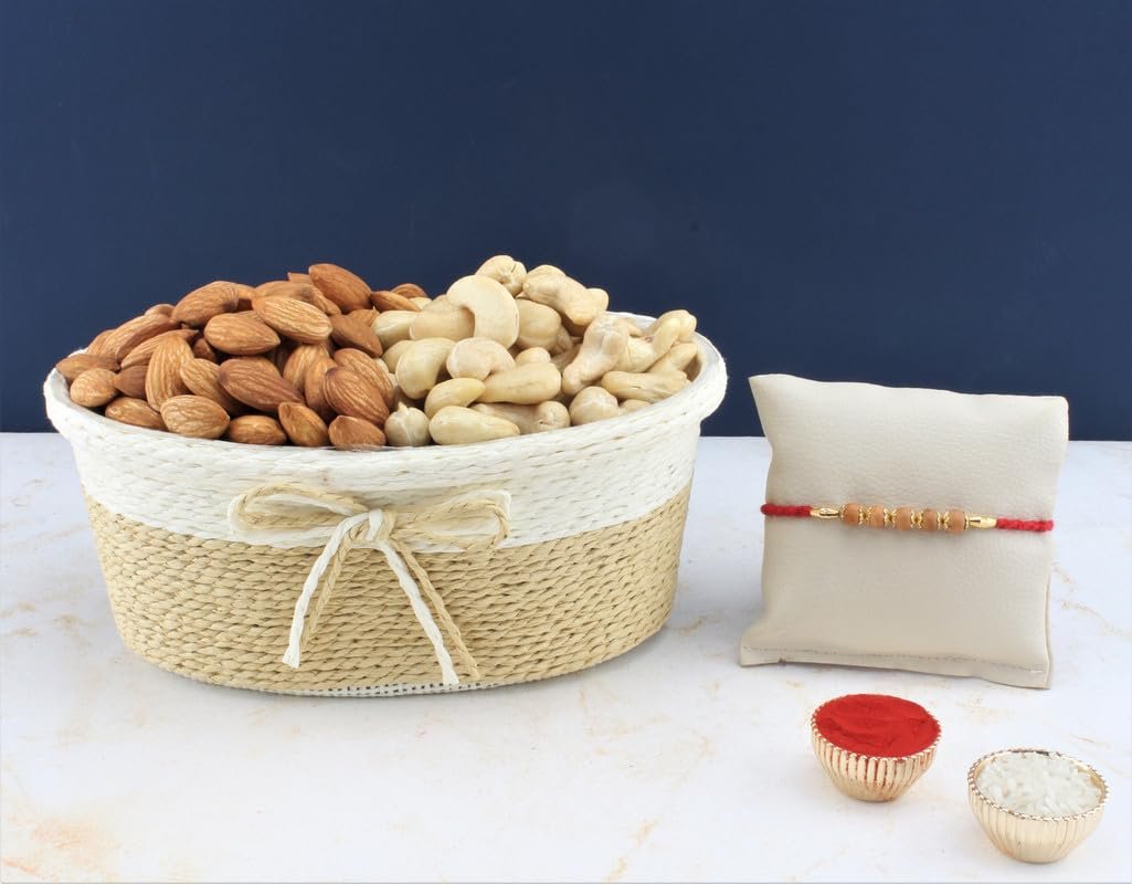 SFU E Com Dry Fruit Hamper For Rakshabandhan Gift | Dry Fruit And Rakhi For Brother | Dry Fruit Basket Hamper | 206
