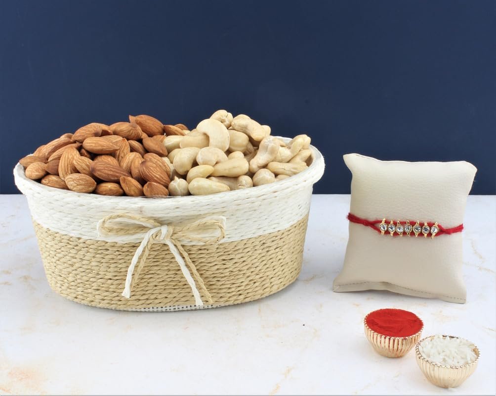 SFU E Com Dry Fruit Hamper For Rakshabandhan Gift | Dry Fruit And Rakhi For Brother | Dry Fruit Basket Hamper | 218