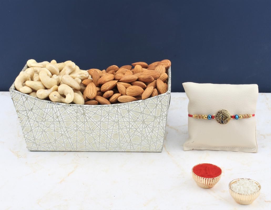 SFU E Com Dry Fruit Hamper For Rakshabandhan Gift | Dry Fruit And Rakhi For Brother | Dry Fruit Basket Hamper | 157