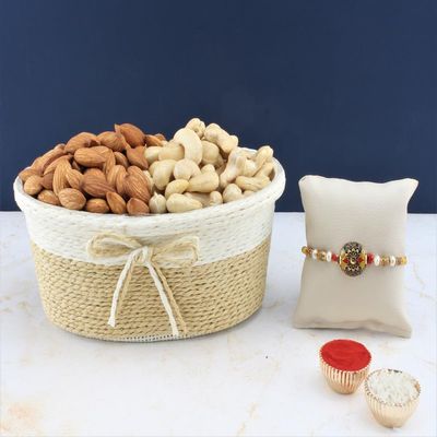 SFU E Com Dry Fruit Hamper For Rakshabandhan Gift | Dry Fruit And Rakhi For Brother | Dry Fruit Basket Hamper | 227