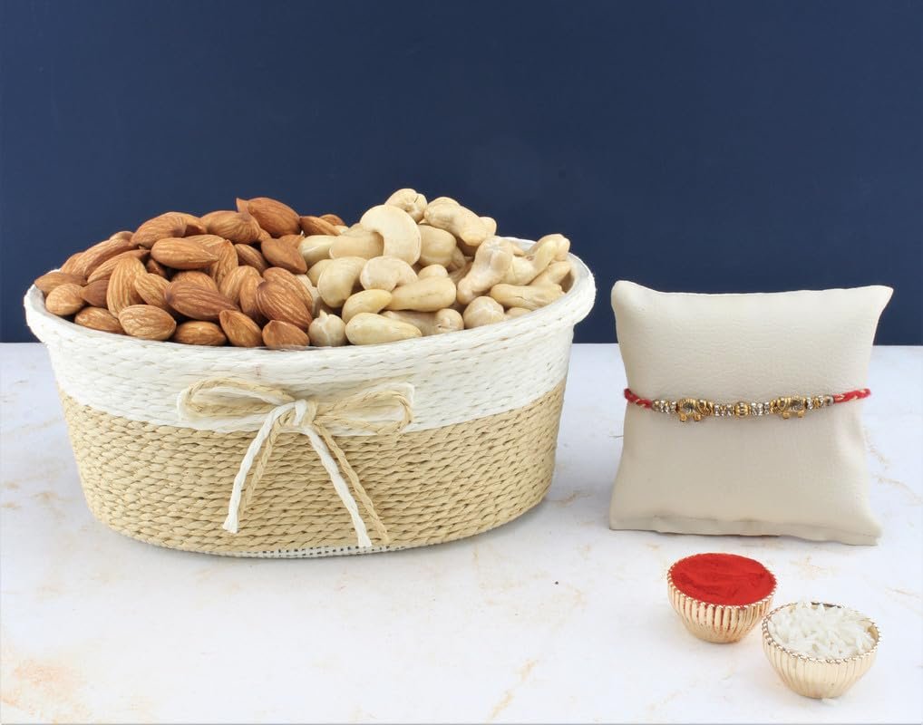 SFU E Com Dry Fruit Hamper For Rakshabandhan Gift | Dry Fruit And Rakhi For Brother | Dry Fruit Basket Hamper | 219