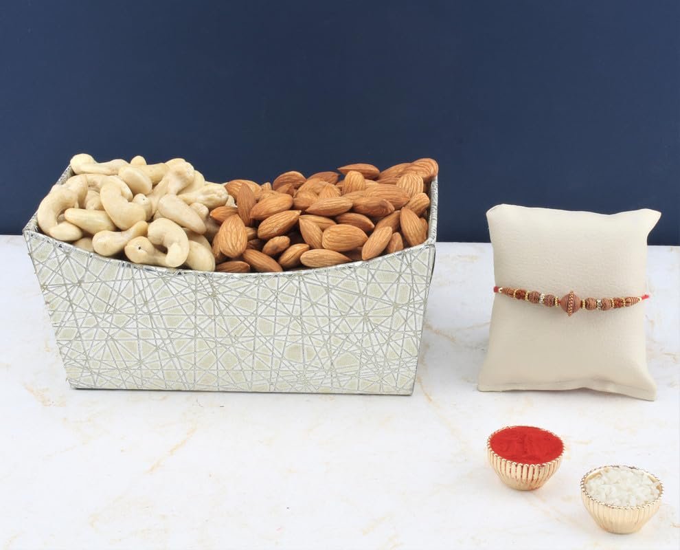 SFU E Com Dry Fruit Hamper For Rakshabandhan Gift | Dry Fruit And Rakhi For Brother | Dry Fruit Basket Hamper | 159