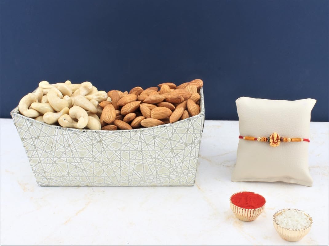 SFU E Com Dry Fruit Hamper For Rakshabandhan Gift | Dry Fruit And Rakhi For Brother | Dry Fruit Basket Hamper | 182