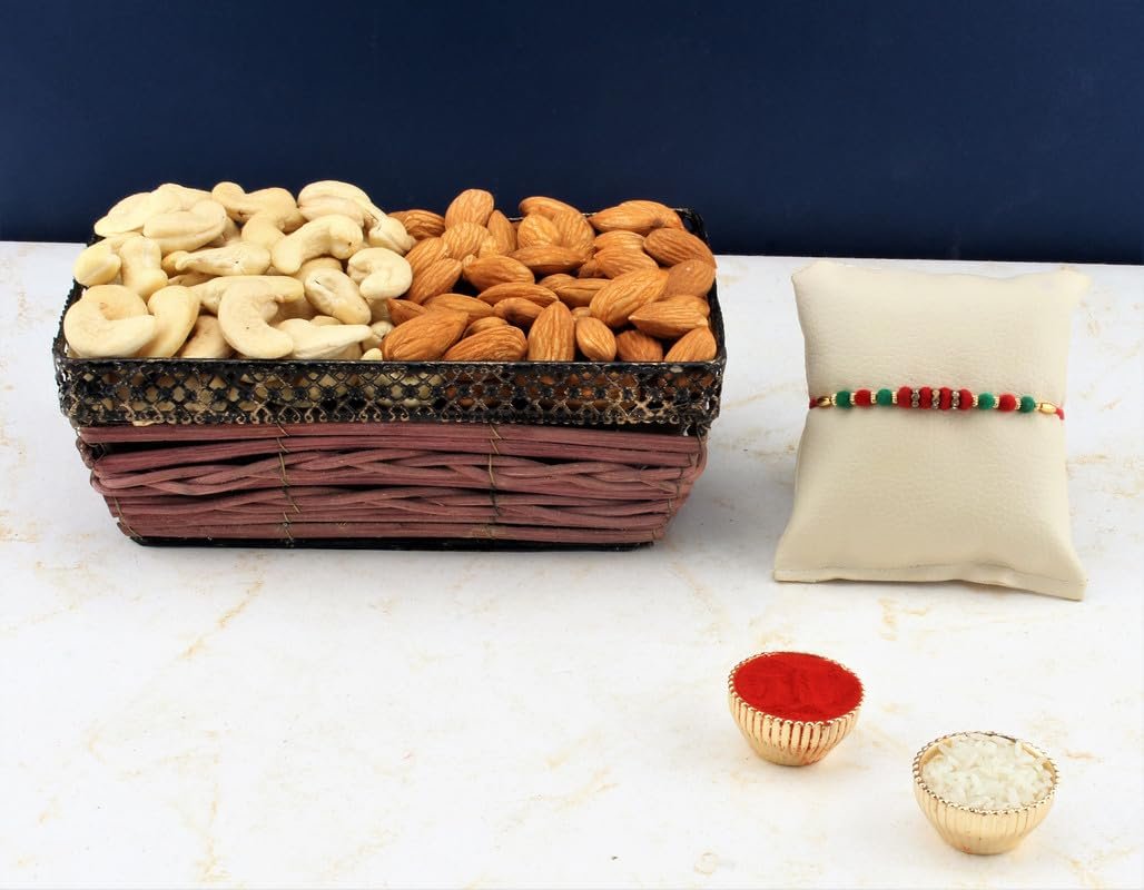 SFU E Com Dry Fruit Hamper For Rakshabandhan Gift | Dry Fruit And Rakhi For Brother | Dry Fruit Basket Hamper | 31