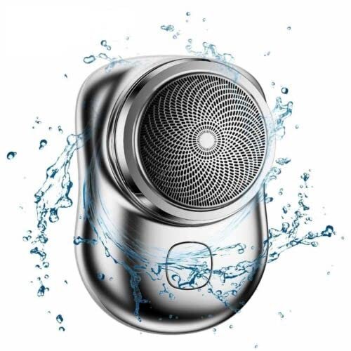 Skincaress Me Mini-Shave Portable Electric Shaver - Micro Vibration Bass Motor, Pocket Size USB Shaver for Men, Professional and Portable for Travel