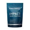 NAKPRO Impact Whey Protein 1kg | Isolate & Concentrate | 24g Protein & 4.9g BCAA | With Digestive Enzymes for better Absorption | NABL Lab Tested 100% Authentic Supplement Powder - Chocolate Cream Flavour view 1
