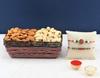 SFU E Com Set Of 2 Rakhi With Dry Fruit Hamper For Rakshabandhan Gift | Dry Fruit And Rakhi For Brother | Dry Fruit Basket Hamper | 23 view 1