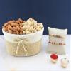SFU E Com Set Of 2 Rakhi With Dry Fruit Hamper For Rakshabandhan Gift | Dry Fruit And Rakhi For Brother | Dry Fruit Basket Hamper | 105 view 1