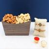 SFU E Com Set Of 2 Rakhi With Dry Fruit Hamper For Rakshabandhan Gift | Dry Fruit And Rakhi For Brother | Dry Fruit Basket Hamper | 36 view 1
