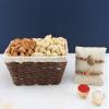 SFU E Com Set Of 2 Rakhi With Dry Fruit Hamper For Rakshabandhan Gift | Dry Fruit And Rakhi For Brother | Dry Fruit Basket Hamper | 69 view 1