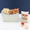 SFU E Com Set Of 2 Rakhi With Dry Fruit Hamper For Rakshabandhan Gift | Dry Fruit And Rakhi For Brother | Dry Fruit Basket Hamper | 127 view 1