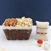 SFU E Com Set Of 2 Rakhi With Dry Fruit Hamper For Rakshabandhan Gift | Dry Fruit And Rakhi For Brother | Dry Fruit Basket Hamper | 74 view 1