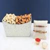 SFU E Com Set Of 2 Rakhi With Dry Fruit Hamper For Rakshabandhan Gift | Dry Fruit And Rakhi For Brother | Dry Fruit Basket Hamper | 137 view 1