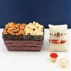 SFU E Com Set Of 2 Rakhi With Dry Fruit Hamper For Rakshabandhan Gift | Dry Fruit And Rakhi For Brother | Dry Fruit Basket Hamper | 07 view 1