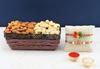 SFU E Com Set Of 2 Rakhi With Dry Fruit Hamper For Rakshabandhan Gift | Dry Fruit And Rakhi For Brother | Dry Fruit Basket Hamper | 11 view 1