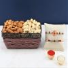 SFU E Com Set Of 2 Rakhi With Dry Fruit Hamper For Rakshabandhan Gift | Dry Fruit And Rakhi For Brother | Dry Fruit Basket Hamper | 26 view 1