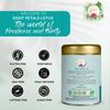 Eight Petals Lotus Feel Good Herbal Tea | Calm the mind | Enriched With Rosemary, Mint | Gluten Free | No Chemical | Caffeine Free | 100% Natural | 50g Tin view 3