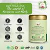 Eight Petals Lotus Peppermint Herbal Tea | Soothing & Relaxing | Perfect for Cooling Refresh | Gluten Free | No Chemical | Caffeine Free | 100% Natural | 50g Tin view 2