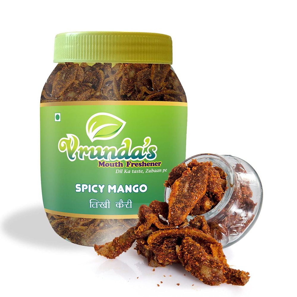 Vrunda's Tikhi Kairi, Masala Kairi, chatpati Kairi,Dry Pickle, 650 GM